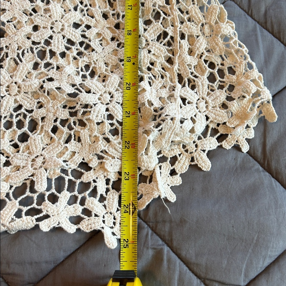 Cream Crochet Tank Top - Picture 6 of 6